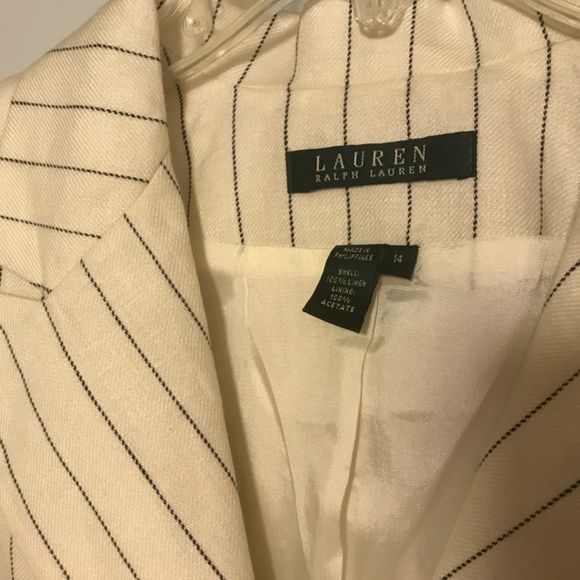 Linen jacket silk lined 14 - Picture 2 of 2